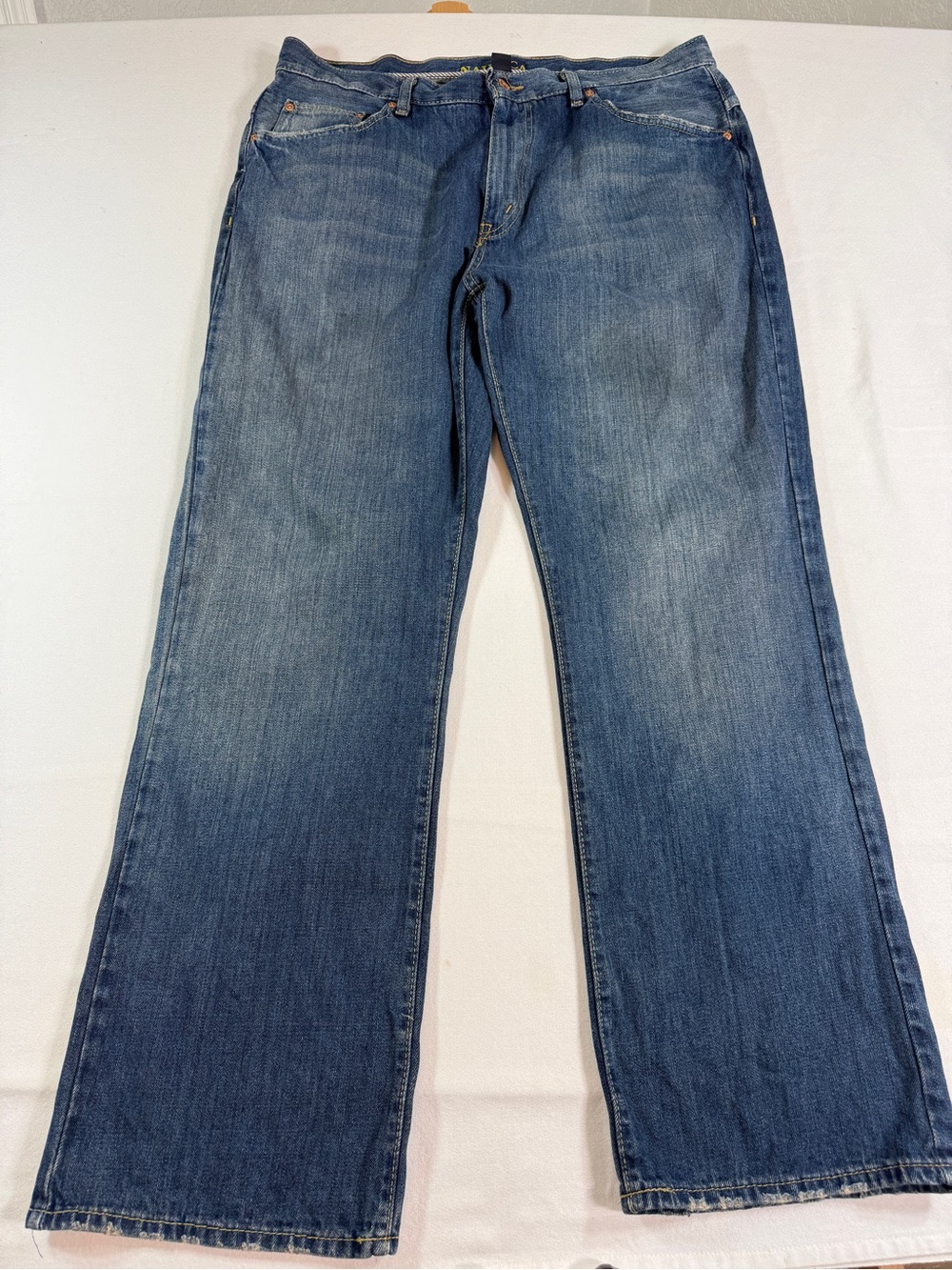 Nautica Men’s Straight Fit Jeans 38x32 Blue Denim 100% Cotton
